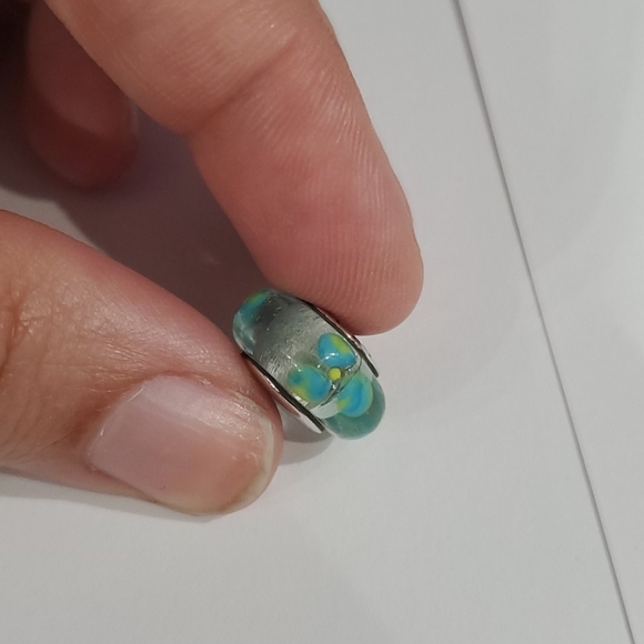 Pandora Jewelry - Pandora flower murano glass bead